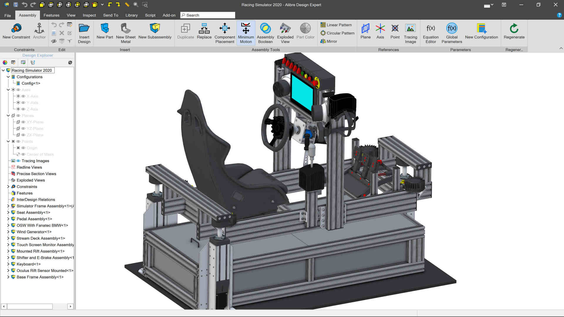 screenshot of Alibre Design